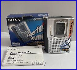 Sony Cassette Recorder TCM-150 Vintage. New. Rare In This Condition