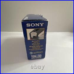 Sony Cassette Recorder TCM-150 Vintage. New. Rare In This Condition