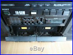 Sony FH-55W Cassette Recorder Radio Ghetto Blaster Boombox Vintage Defective