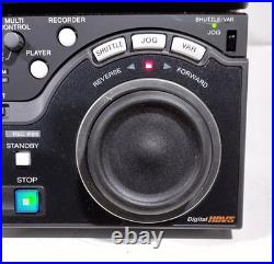 Sony HDW-M2000 HDCAM VTR Vintage Digital Video Cassette Recorder Control Panel