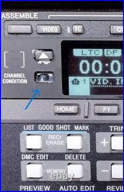 Sony HDW-M2000 HDCAM VTR Vintage Digital Video Cassette Recorder Control Panel Sony HDW-M2000 HDCAM VTR Vintage Digital Video Cassette Recorder Control Panel
