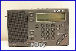 Sony Icf-sw1000t Ssb Pll Shortwave Receiver Cassette Recorder Rare Vintage