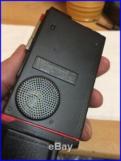 Sony M-100 Stylish Micro Cassette Recorder Gun Style Vintage