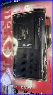 Sony Pressman M-427 Microcassette Recorder Vintage. Rare. New Old Stock