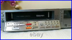 Sony SL-2500 Betamax Deck Video Cassette Recorder Working Vintage VCRS