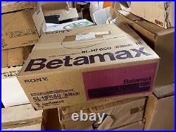 Sony SL-HF650 Betamax Cassette Recorder Unopened! Factory Sealed In Box! Vintage