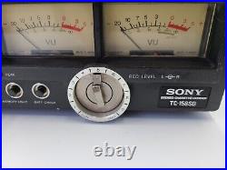 Sony Stereo Cassette Corder TC-158SD Vintage 1976 Recorder Player Tested