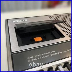 Sony Stereo Cassette-Corder TC-2800 Vintage Portable Recorder Densuke JPN As Is
