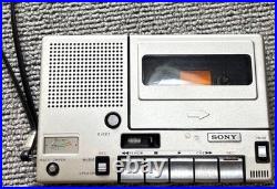 Sony TC-1100 Mono Cassette Recorder Vintage Japan Box Manual FOR PARTS OR REPAIR