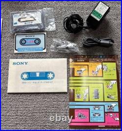 Sony TC-1100 Mono Cassette Recorder Vintage Japan Box Manual FOR PARTS OR REPAIR