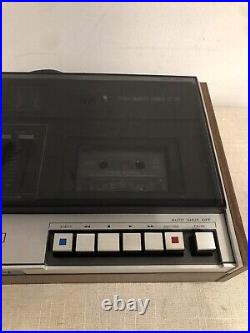 Sony TC-129 Audio Cassette Recorder, Vintage, Woodgrain, WORKS! Excellent Condi