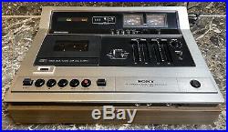 Sony TC-177SD Stereo Cassette Tape Corder Recorder Vintage Parts & Repair As Is