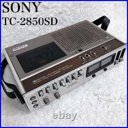 Sony TC-2850SD Retro Audio Device Cassette Recorder Tested Vintage Collectible