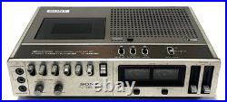 Sony TC-2850SD Vintage Portable Stereo Cassette Recorder Player Densuke Japan