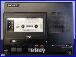 Sony TC-D5 Vintage Portable Stereo Cassette Recorder & Player Serviced