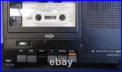 Sony TC-D5 Vintage Portable Stereo Cassette Recorder & Player Serviced