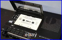 Sony TC-D5 Vintage Portable Stereo Cassette Recorder & Player Serviced