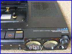 Sony TC-D5M 1980s Vintage Portable Stereo Cassette Recorder Black DHL JAPAN