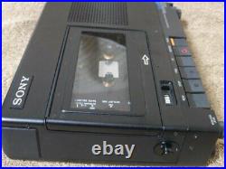 Sony TC-D5M 1980s Vintage Portable Stereo Cassette Recorder Black DHL JAPAN