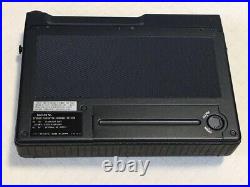 Sony TC-D5M 1980s Vintage Portable Stereo Cassette Recorder Black Near Mint