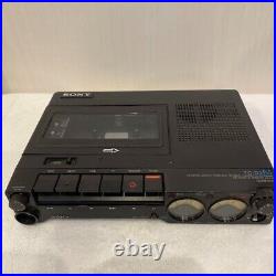 Sony TC-D5M Portable Stereo Cassette Recorder Vintage Black Japan Used JUNK