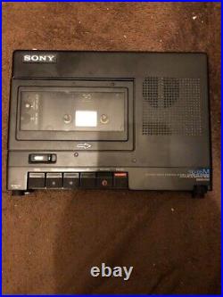 Sony TC-D5M Vintage Portable Stereo Cassette Recorder Not Tested FedEx DHL