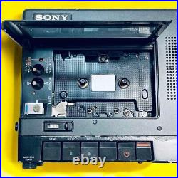 Sony TC-D5M Vintage Portable Stereo Cassette Recorder metal tape Audio Working