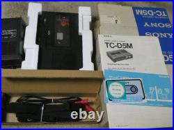 Sony TC-D5M Vintage Portable Stereo Cassette Recorder with Box & Manual Tested Sony TC-D5M Vintage Portable Stereo Cassette Recorder with Box & Manual Tested