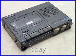 Sony TC-D5M Vintage Stereo Cassette Portable Recorder Has Damage and Issues