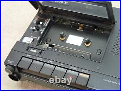 Sony TC-D5M Vintage Stereo Cassette Portable Recorder Has Damage and Issues