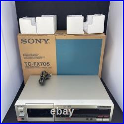 Sony TC-FX705 Stereo Cassette Deck Dolby B/C VNTG. 80s Tested Working ORIG BOX