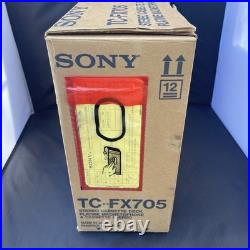 Sony TC-FX705 Stereo Cassette Deck Dolby B/C VNTG. 80s Tested Working ORIG BOX