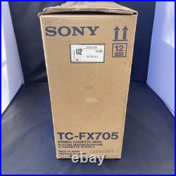 Sony TC-FX705 Stereo Cassette Deck Dolby B/C VNTG. 80s Tested Working ORIG BOX