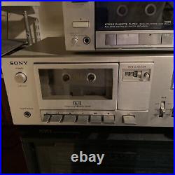 Sony TC-K35 Stereo Cassette Deck Dolby B Noise Reduction Vintage + TC PB5 Tested