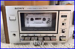 Sony TC-K5 Stereo Cassette Deck Vintage Cassette HiFi Tape Player Working Tested