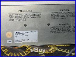 Sony TC-K555 3-Head Cassette Deck Tape Recorder Vintage Audio Japan Tested