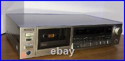 Sony TC-K555 3 Head Stereo Cassette Tape Player Recorder Deck Vintage PERFECT