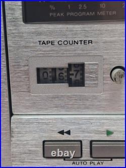 Sony TC-K81 Stereo Cassette Tape Deck Vintage Hi-Fi Partially Tested Working