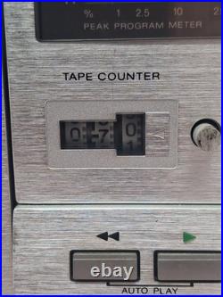 Sony TC-K81 Stereo Cassette Tape Deck Vintage Hi-Fi Partially Tested Working