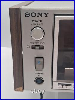 Sony TC-K81 Stereo Cassette Tape Deck Vintage Hi-Fi Partially Tested Working