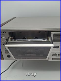 Sony TC-K81 Stereo Cassette Tape Deck Vintage Hi-Fi Partially Tested Working