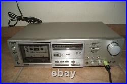 Sony TC-K81 Vintage Cassette Tape Deck Recorder Player 3 Head Tested/Working