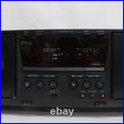 Sony TC-WE475 Vintage Dual Cassette Deck Serviced With Belts Dolby HX Working