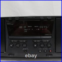 Sony TC-WE475 Vintage Dual Cassette Deck Serviced With Belts Dolby HX Working
