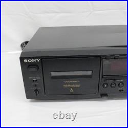 Sony TC-WE475 Vintage Dual Cassette Deck Serviced With Belts Dolby HX Working
