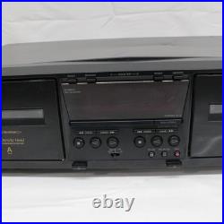 Sony TC-WE475 Vintage Dual Cassette Deck Serviced With Belts Dolby HX Working