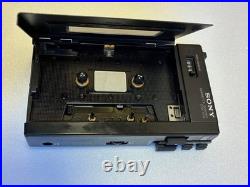 Sony TCM-100B Pressman Cassette Corder Portable Recorder Tested Vintage