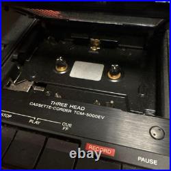 Sony TCM-5000EV Stereo Cassette Recorder Portable Voice Activated Vintage