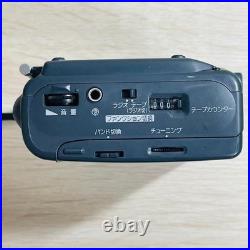 Sony TCM-F59 Vintage Portable Radio Cassette Recorder Working Japan Rare