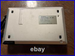 Sony Tc-1100 Portable Cassette Recorder Silver Vintage Junk JAPAN